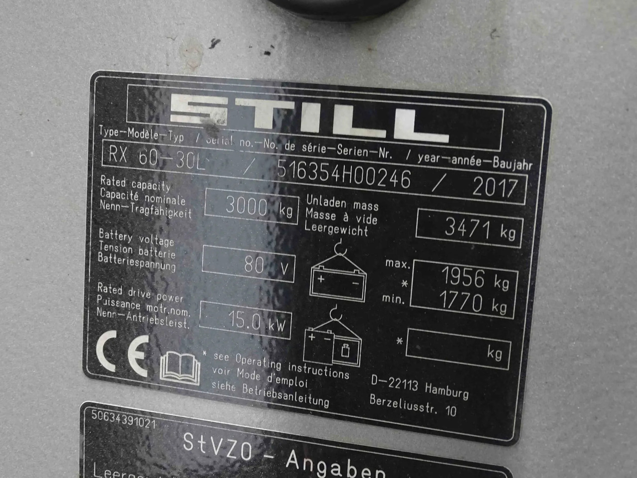 STILL RX60-30L - Carretilla elevadora eléctrica: foto 5 STILL RX60-30L - Carretilla elevadora eléctrica: foto 5