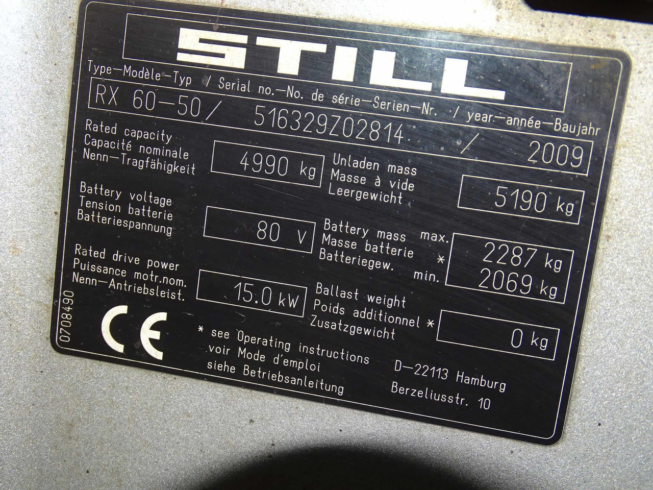 STILL RX60-50 - Carretilla elevadora eléctrica: foto 2 STILL RX60-50 - Carretilla elevadora eléctrica: foto 2