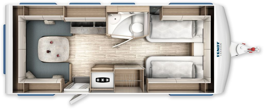 Fendt Tendenza 550 SG 2026 Safety 2000kg +++ - Caravana: foto 2 Fendt Tendenza 550 SG 2026 Safety 2000kg +++ - Caravana: foto 2