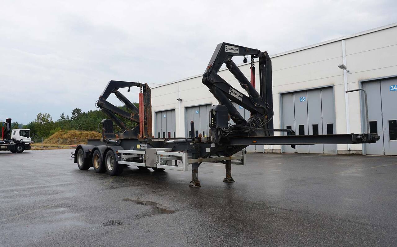 Portacontenedore/ Intercambiable semirremolque para transporte de contenedores Hammar 160 HS, Sideloader, 33 tonnes SWL (20'-40'): foto 7