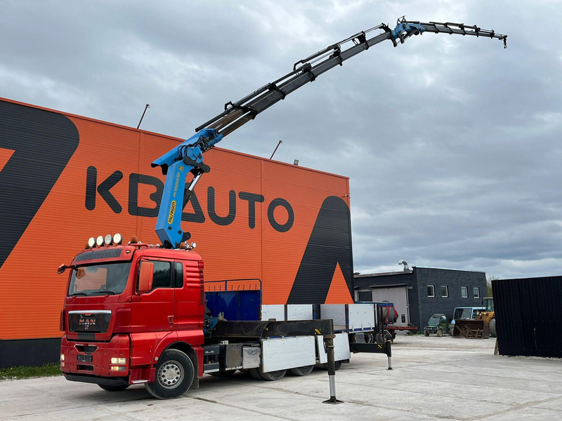 MAN TGX 35.480 8x4*4 PK 65002 + JIB / PLATFORM L=6800 mm - Camión caja abierta, Camión grúa: foto 1 MAN TGX 35.480 8x4*4 PK 65002 + JIB / PLATFORM L=6800 mm - Camión caja abierta, Camión grúa: foto 1