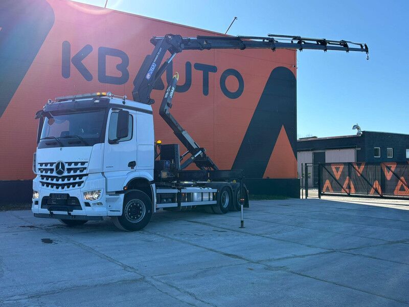 Mercedes-Benz Arocs 2553 6x2*4 HMF2820 / JOAB L20 ton / L=5000 mm - Multibasculante camión, Camión grúa: foto 1 Mercedes-Benz Arocs 2553 6x2*4 HMF2820 / JOAB L20 ton / L=5000 mm - Multibasculante camión, Camión grúa: foto 1