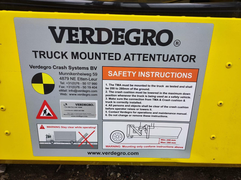 Piezas de recambio para Camión verdegro TMA-US 100K Truck Mounted Attenuator: foto 11