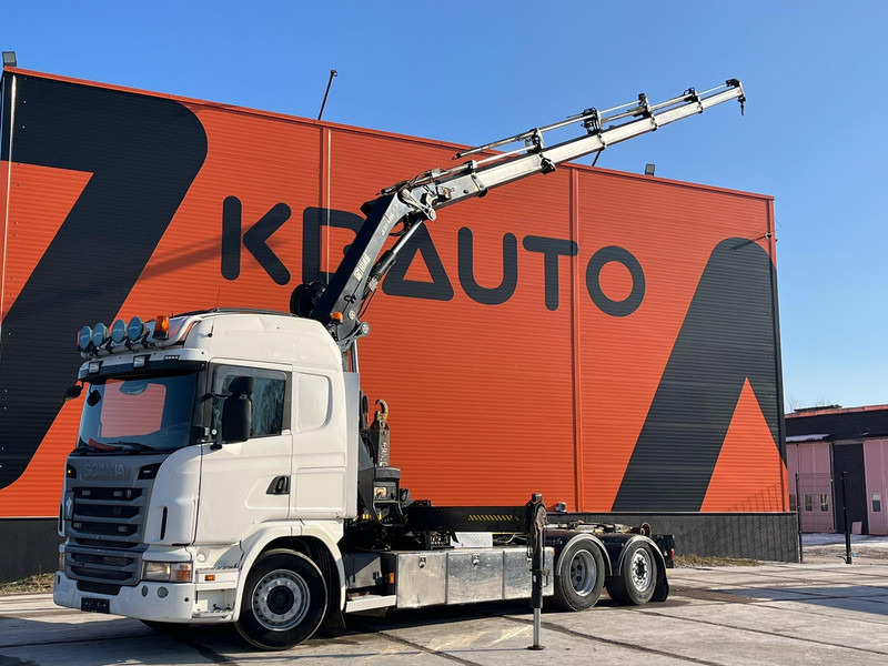 Scania G 420 6x2*4 Hiab 211 EP-5 HIPRO / Hiab XR 20T SL51 - Multibasculante camión, Camión grúa: foto 1 Scania G 420 6x2*4 Hiab 211 EP-5 HIPRO / Hiab XR 20T SL51 - Multibasculante camión, Camión grúa: foto 1