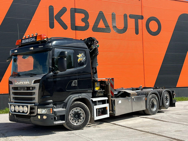 Scania G 440 6x2*4 PK22002 + JIB / PALFINGER 20 ton / L=5000 mm - Multibasculante camión, Camión grúa: foto 2 Scania G 440 6x2*4 PK22002 + JIB / PALFINGER 20 ton / L=5000 mm - Multibasculante camión, Camión grúa: foto 2