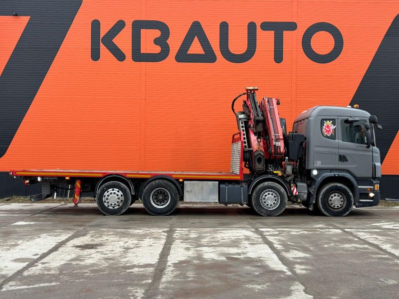 Scania G 440 8x2*6 FASSI F800 + JIB / PLATFORM L=6571-7816 mm - Camión caja abierta, Camión grúa: foto 4 Scania G 440 8x2*6 FASSI F800 + JIB / PLATFORM L=6571-7816 mm - Camión caja abierta, Camión grúa: foto 4