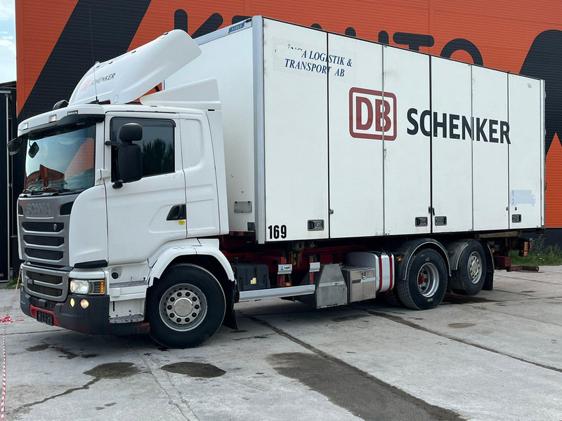 Scania G 450 6x2*4 RETARDER / BOX L=7426 mm - Camión caja cerrada: foto 1 Scania G 450 6x2*4 RETARDER / BOX L=7426 mm - Camión caja cerrada: foto 1