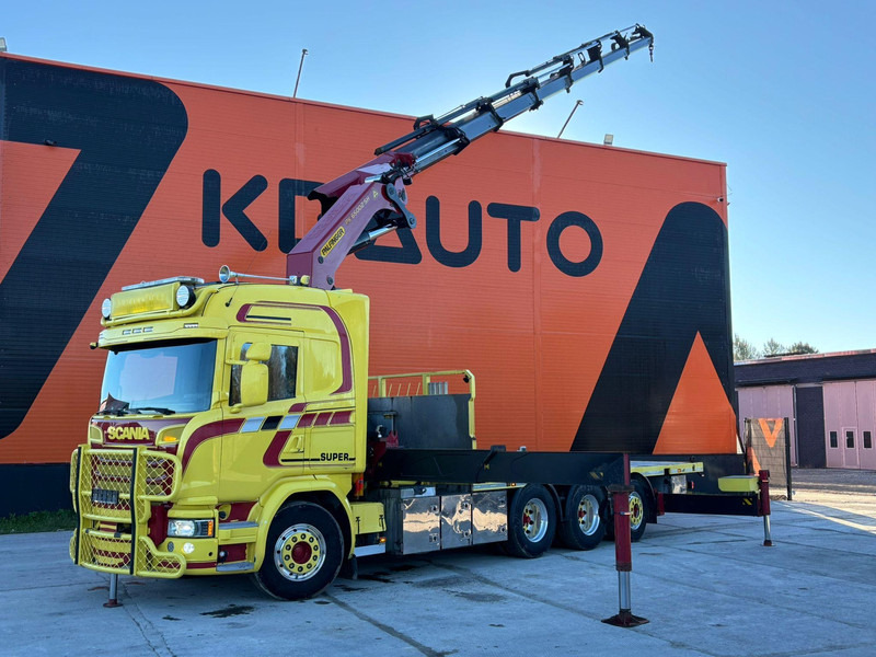 Scania G 490 8x4*4 PK 65002 SH / JIB CONNECTION / PLATFORM L=6301-7499 mm - Camión caja abierta, Camión grúa: foto 1 Scania G 490 8x4*4 PK 65002 SH / JIB CONNECTION / PLATFORM L=6301-7499 mm - Camión caja abierta, Camión grúa: foto 1