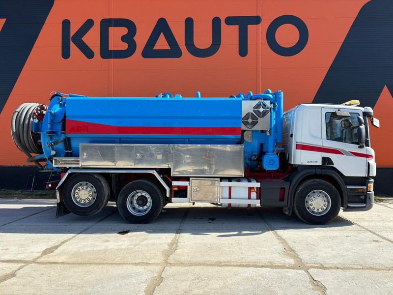 Scania P 400 6x2*4 Korp&Son ADR tank 13000 l ( 3000+10000 l ) / vacuum CVS / pressure Pratissol KF36 - 152 l/min - 130 bar - Limpieza de alcantarillado: foto 5 Scania P 400 6x2*4 Korp&Son ADR tank 13000 l ( 3000+10000 l ) / vacuum CVS / pressure Pratissol KF36 - 152 l/min - 130 bar - Limpieza de alcantarillado: foto 5
