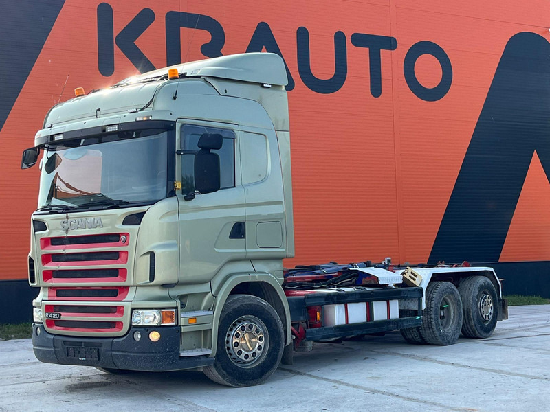 Scania R 420 6x2 PALFINGER T 20 ton / L=5450 mm / RETARDER - Multibasculante camión: foto 1 Scania R 420 6x2 PALFINGER T 20 ton / L=5450 mm / RETARDER - Multibasculante camión: foto 1