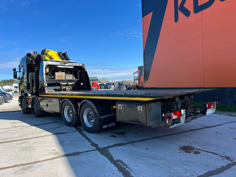 Portavehículos camión Scania R 560 8x4 PK 34002 / WINCH / FALCOM FAS 12000 / PLATFORM L=6564 mm: foto 6