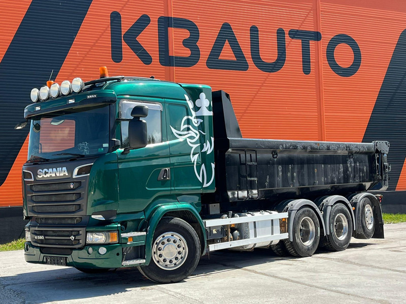 Scania R 580 8x4*4 RETARDER / BOX L=6092 mm - Volquete camión: foto 1 Scania R 580 8x4*4 RETARDER / BOX L=6092 mm - Volquete camión: foto 1