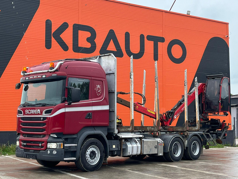 Scania R 730 6x4 RETARDER / BIG AXLES - Camión forestal, Camión grúa: foto 2 Scania R 730 6x4 RETARDER / BIG AXLES - Camión forestal, Camión grúa: foto 2