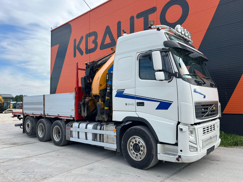 Volvo FH 540 8x4*4 EFFER 525/6S + JIB + WINCH / PLATFORM L=6216 mm - Camión caja abierta, Camión grúa: foto 4 Volvo FH 540 8x4*4 EFFER 525/6S + JIB + WINCH / PLATFORM L=6216 mm - Camión caja abierta, Camión grúa: foto 4