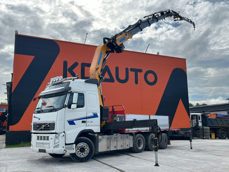 Volvo FH 540 8x4*4 EFFER 525/6S + JIB + WINCH / PLATFORM L=6216 mm - Camión caja abierta, Camión grúa: foto 1 Volvo FH 540 8x4*4 EFFER 525/6S + JIB + WINCH / PLATFORM L=6216 mm - Camión caja abierta, Camión grúa: foto 1