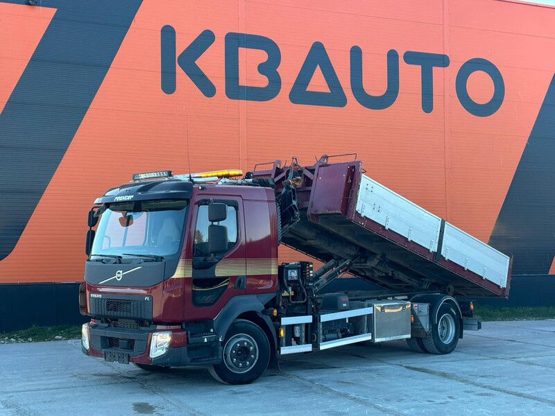 Volvo FL 280 4x2 HIAB 066D-3 / HIAB XR 7 ton / L=4150 mm - Multibasculante camión, Camión grúa: foto 2 Volvo FL 280 4x2 HIAB 066D-3 / HIAB XR 7 ton / L=4150 mm - Multibasculante camión, Camión grúa: foto 2