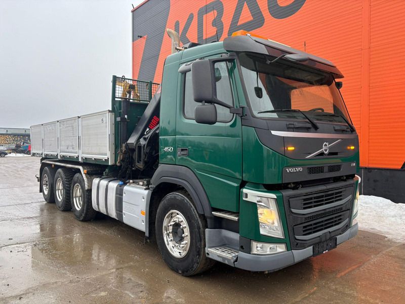 Volvo FM 450 8x4*4 HIAB 192E-5 / BOX L=6157 mm - Volquete camión, Camión grúa: foto 3 Volvo FM 450 8x4*4 HIAB 192E-5 / BOX L=6157 mm - Volquete camión, Camión grúa: foto 3