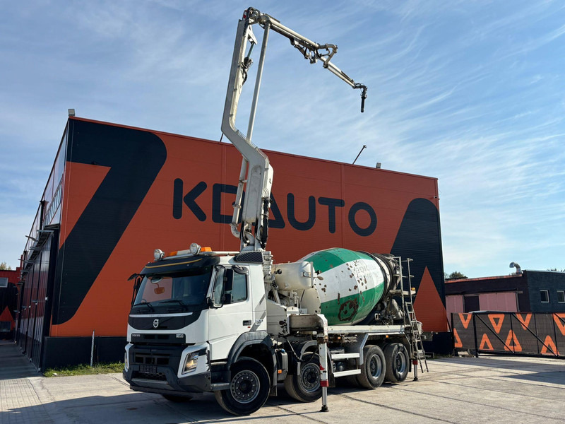 Volvo FMX 500 8x4 PUMI 24-3 - 24 m - 2303 hours / 7 m3 / FULL STEEL - Camión hormigonera: foto 1 Volvo FMX 500 8x4 PUMI 24-3 - 24 m - 2303 hours / 7 m3 / FULL STEEL - Camión hormigonera: foto 1