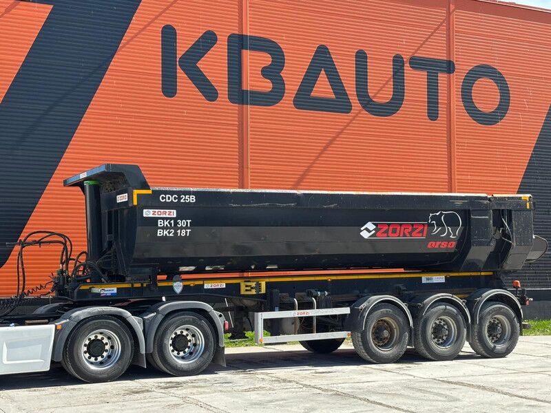 ZORZI 36 SPRS BOX L=8355 mm / MOVABLE AXLES - Volquete semirremolque: foto 1 ZORZI 36 SPRS BOX L=8355 mm / MOVABLE AXLES - Volquete semirremolque: foto 1