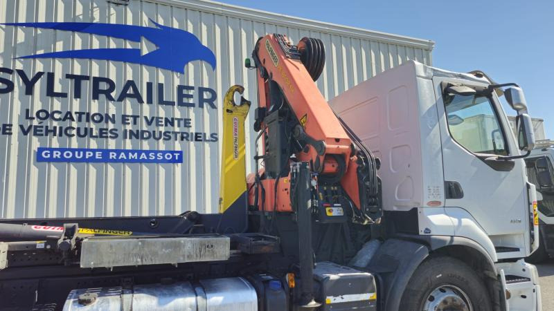 Renault Premium avec grue PALFINGER PK 18000 - Multibasculante camión, Camión grúa: foto 1 Renault Premium avec grue PALFINGER PK 18000 - Multibasculante camión, Camión grúa: foto 1