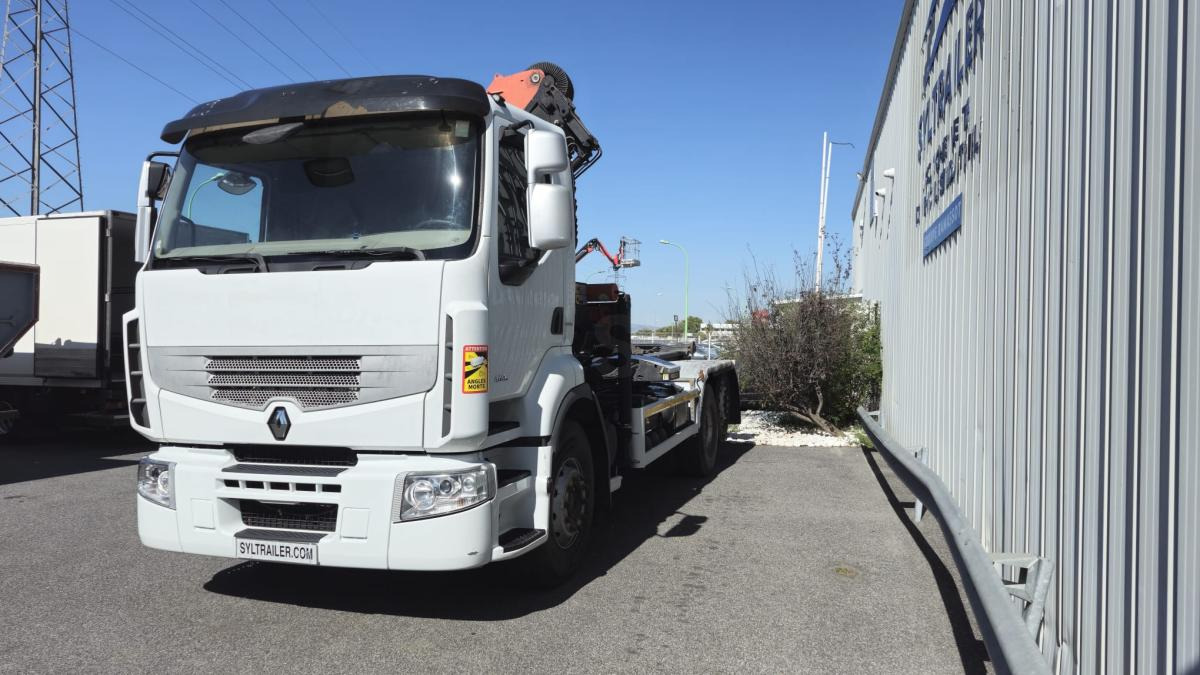 Renault Premium avec grue PALFINGER PK 18000 - Multibasculante camión, Camión grúa: foto 5 Renault Premium avec grue PALFINGER PK 18000 - Multibasculante camión, Camión grúa: foto 5