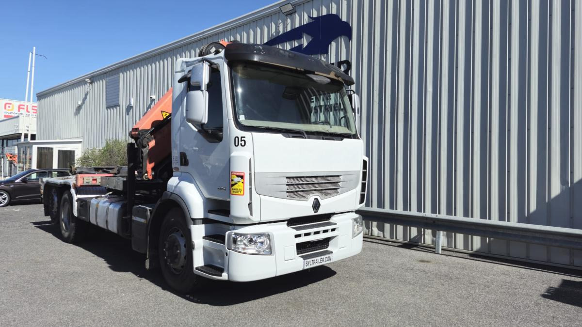 Renault Premium avec grue PALFINGER PK 18000 - Multibasculante camión, Camión grúa: foto 4 Renault Premium avec grue PALFINGER PK 18000 - Multibasculante camión, Camión grúa: foto 4