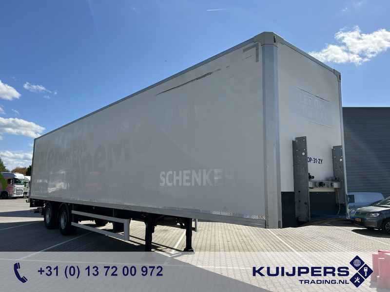 Groenewegen DRO-14-18 B / Box / Laadklep / Stuuras / APK 08-26 - Caja cerrada semirremolque: foto 1 Groenewegen DRO-14-18 B / Box / Laadklep / Stuuras / APK 08-26 - Caja cerrada semirremolque: foto 1