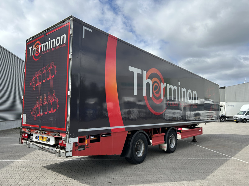 Groenewegen Jumbo DRO-14-18 / Box Trailer / 2x Stuuras / Laadklep / APK 06-26 - Caja cerrada semirremolque: foto 2 Groenewegen Jumbo DRO-14-18 / Box Trailer / 2x Stuuras / Laadklep / APK 06-26 - Caja cerrada semirremolque: foto 2
