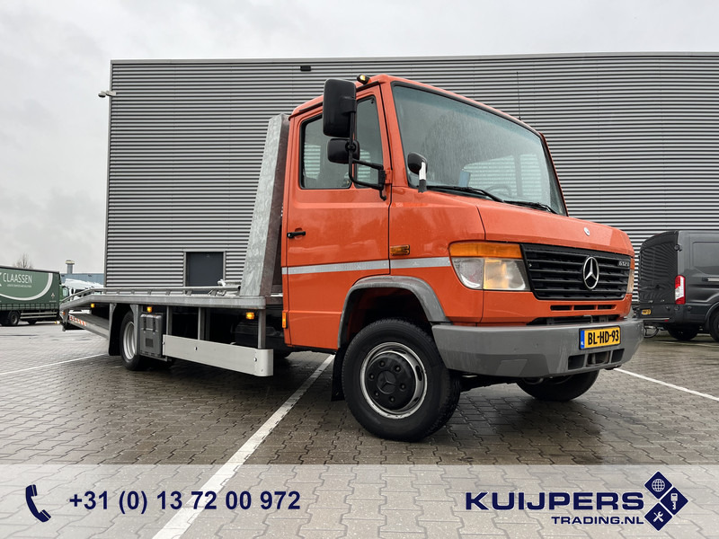 Mercedes-Benz Vario 612 D / Car - Machine Transporter 570 cm / Winch / Ramps / NL Truck - Portavehículos camión: foto 1 Mercedes-Benz Vario 612 D / Car - Machine Transporter 570 cm / Winch / Ramps / NL Truck - Portavehículos camión: foto 1
