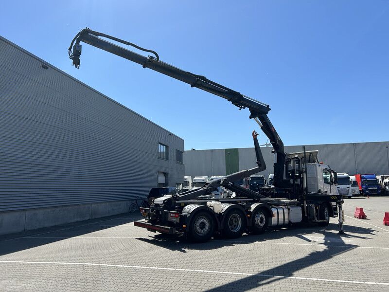 Volvo FM 420 8x2 / AJK Hooklift 25 Ton / HMF 2620 K3 Crane / 152 dkm! / NL Truck - Multibasculante camión, Camión grúa: foto 2 Volvo FM 420 8x2 / AJK Hooklift 25 Ton / HMF 2620 K3 Crane / 152 dkm! / NL Truck - Multibasculante camión, Camión grúa: foto 2