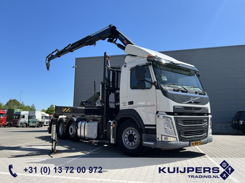 Volvo FM 420 8x2 / HMF 2620 K3 Crane / AJK Hooklift 25 Ton / 152 dkm! / NL Truck - Camión grúa: foto 1 Volvo FM 420 8x2 / HMF 2620 K3 Crane / AJK Hooklift 25 Ton / 152 dkm! / NL Truck - Camión grúa: foto 1