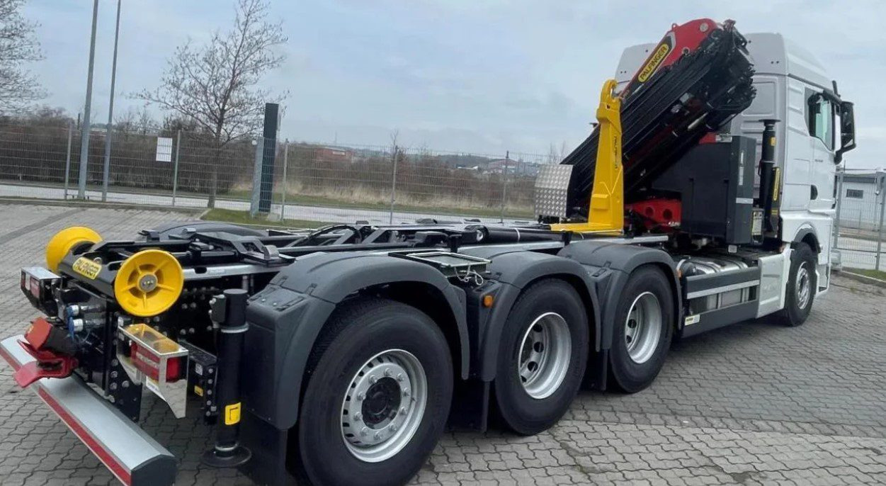 MAN TGS 35.510 8×4 Tridem kranväxlare Palfinger - Multibasculante camión, Camión grúa: foto 4 MAN TGS 35.510 8×4 Tridem kranväxlare Palfinger - Multibasculante camión, Camión grúa: foto 4