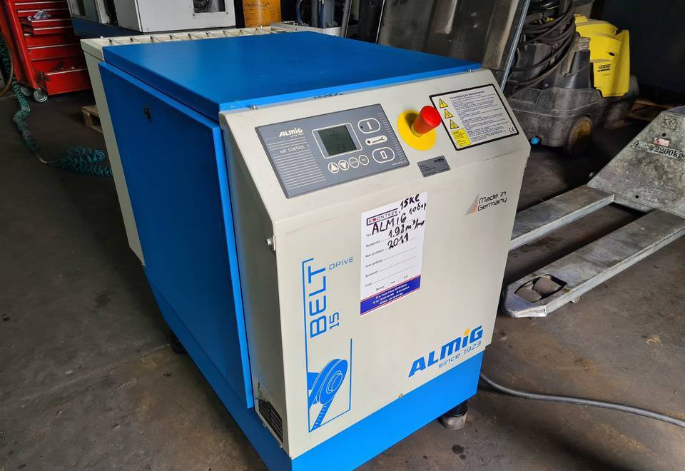 Kompresor śrubowy Almig Belt 15, 15 kw. 2011r - Compresor de aire: foto 3 Kompresor śrubowy Almig Belt 15, 15 kw. 2011r - Compresor de aire: foto 3