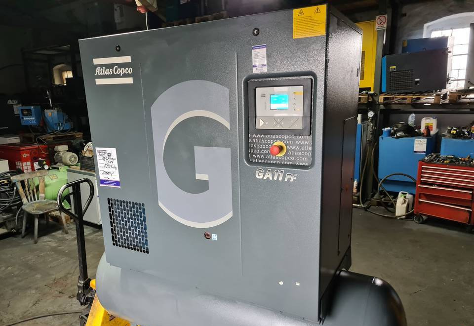 Kompresor śrubowy Atlas Copco GA 11 FF - Compresor de aire: foto 3 Kompresor śrubowy Atlas Copco GA 11 FF - Compresor de aire: foto 3