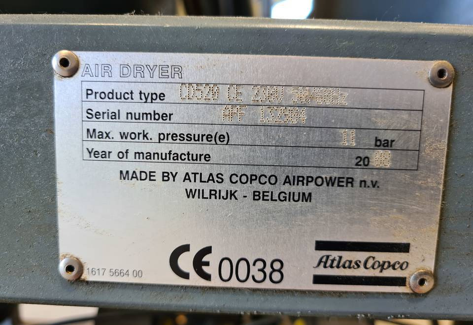 Osuszacz adsorpcyjny ATLAS COPCO CD 520 CE - Compresor de aire: foto 3 Osuszacz adsorpcyjny ATLAS COPCO CD 520 CE - Compresor de aire: foto 3