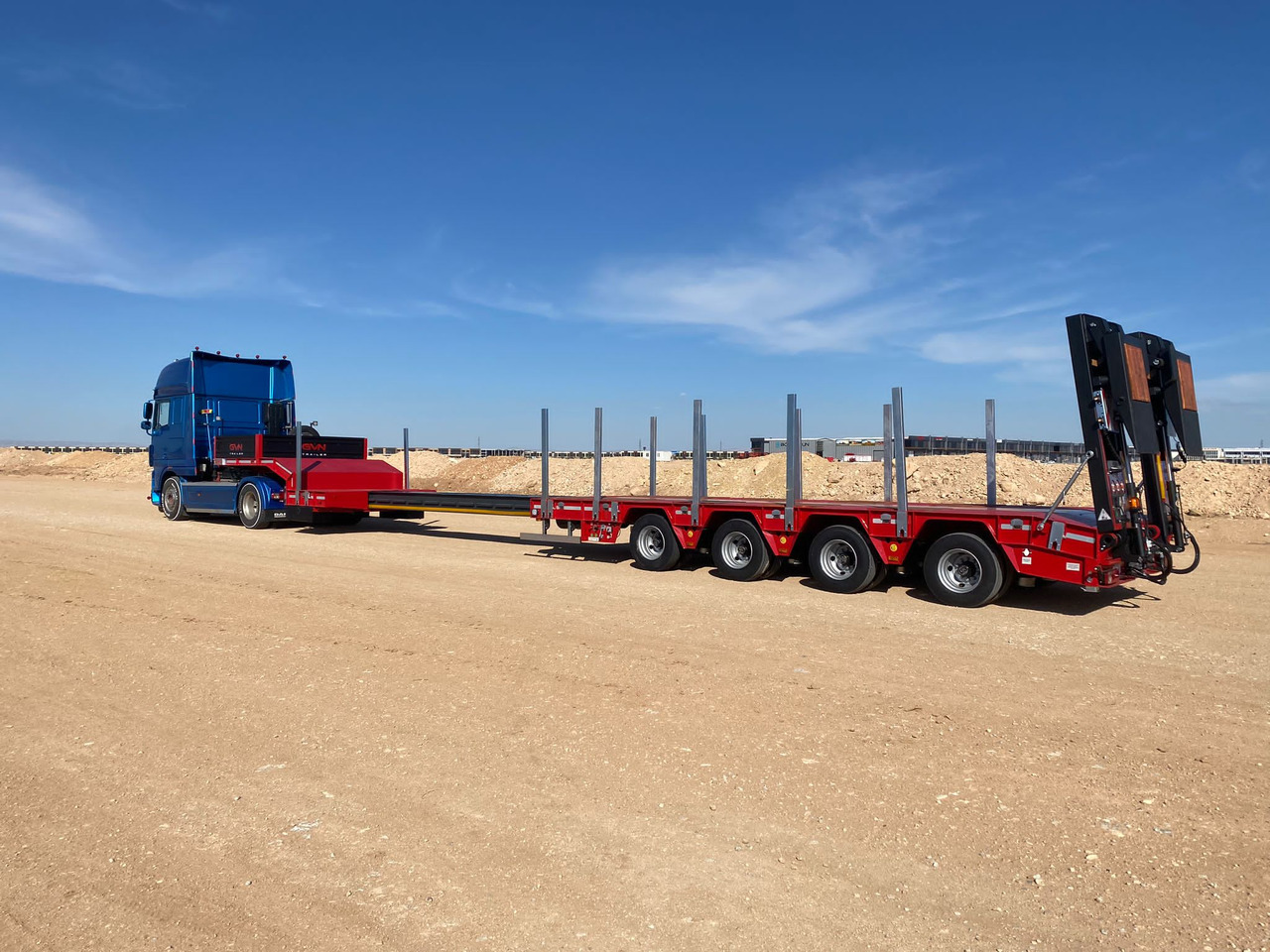 GVN Trailer 4 AXLE EXTENDABLE LOWBED - Góndola rebajadas semirremolque: foto 3 GVN Trailer 4 AXLE EXTENDABLE LOWBED - Góndola rebajadas semirremolque: foto 3