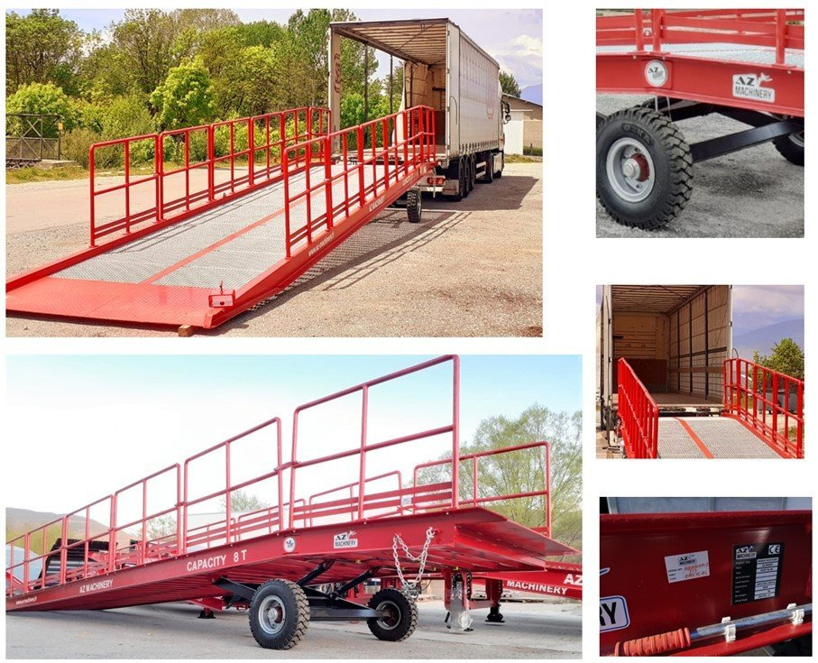 Rampa de carga nuevo AZ RAMP-EASY XL-8 LS. Long slope Mobil Loading Ramp 8 t Capacity: foto 10