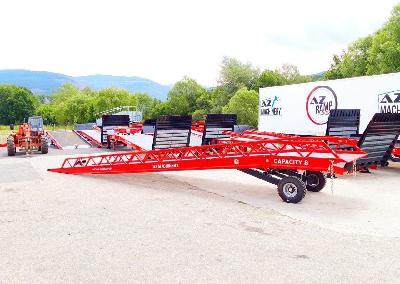 Rampa de carga nuevo AZ RAMP-EASY XL-8 LS. Long slope Mobil Loading Ramp 8 t Capacity: foto 9