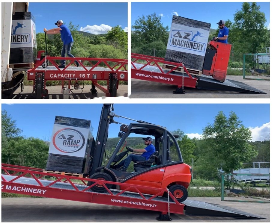 AZ RAMP STAR-10-XL mobile loading ramp - Rampa de carga: foto 1 AZ RAMP STAR-10-XL mobile loading ramp - Rampa de carga: foto 1