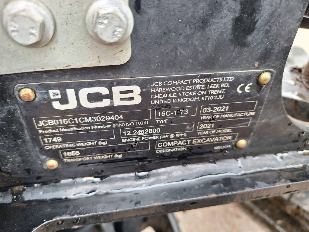 Miniexcavadora nuevo JCB C 16-1: foto 23