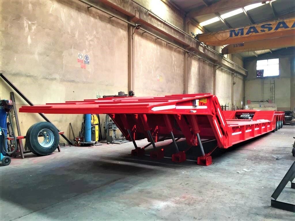 AME 100 Ton, Front Loading 4 Axle Lowbed Semi Trailer - Góndola rebajadas semirremolque: foto 3 AME 100 Ton, Front Loading 4 Axle Lowbed Semi Trailer - Góndola rebajadas semirremolque: foto 3