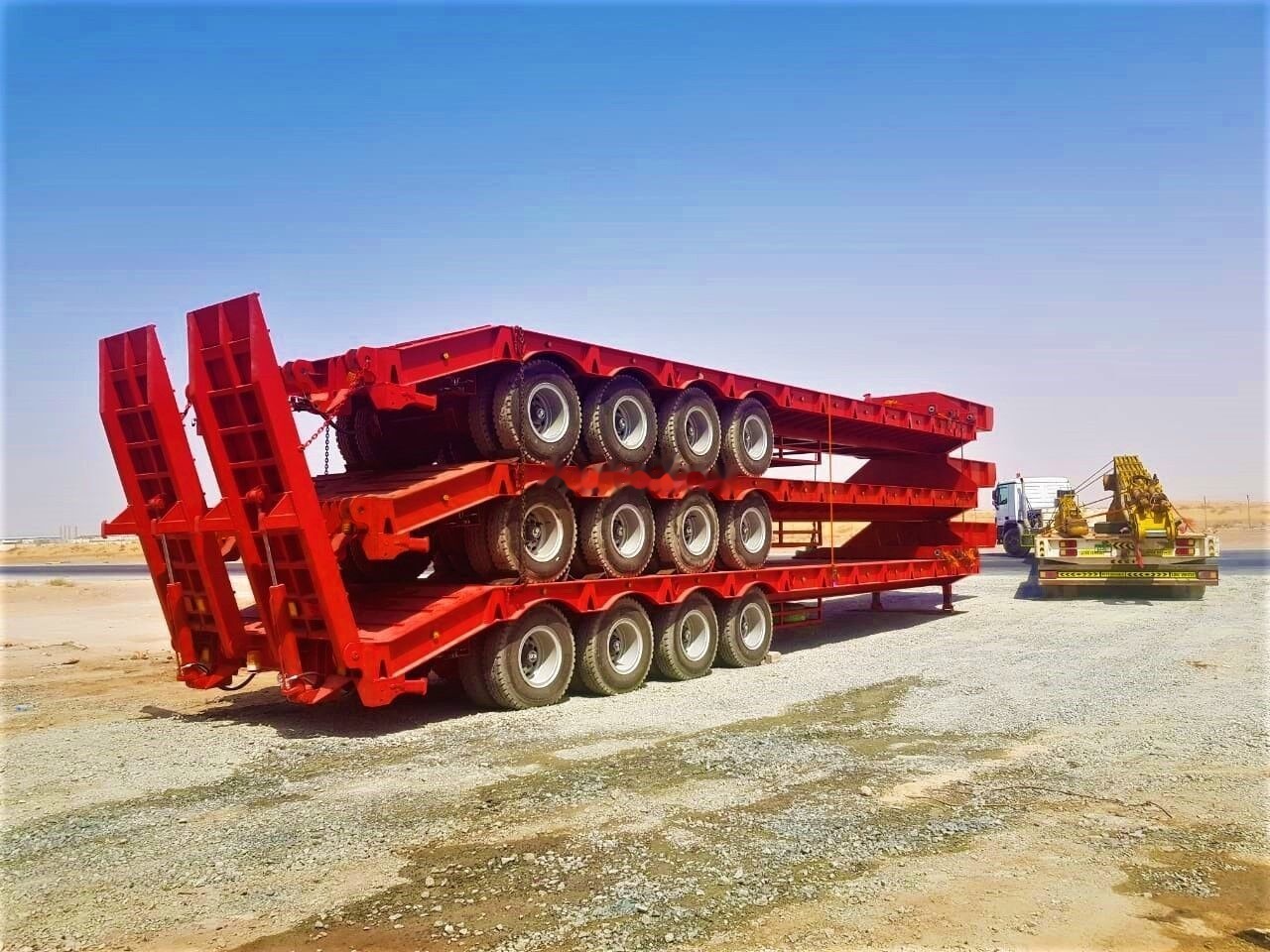 AME 80 Ton Lowbed from Manufacturer Company - Góndola rebajadas semirremolque: foto 5 AME 80 Ton Lowbed from Manufacturer Company - Góndola rebajadas semirremolque: foto 5