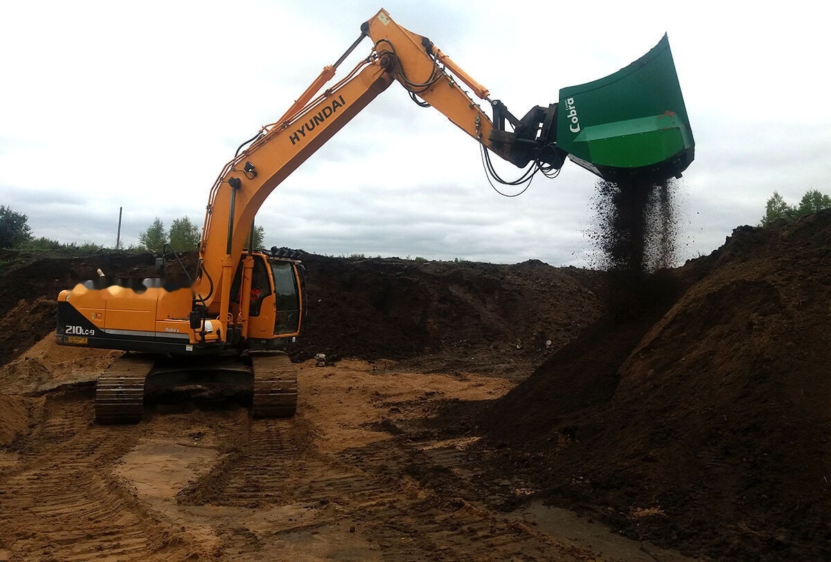 Cuchara para clasificación para Excavadora nuevo AME Screener Crusher Bucket: foto 9