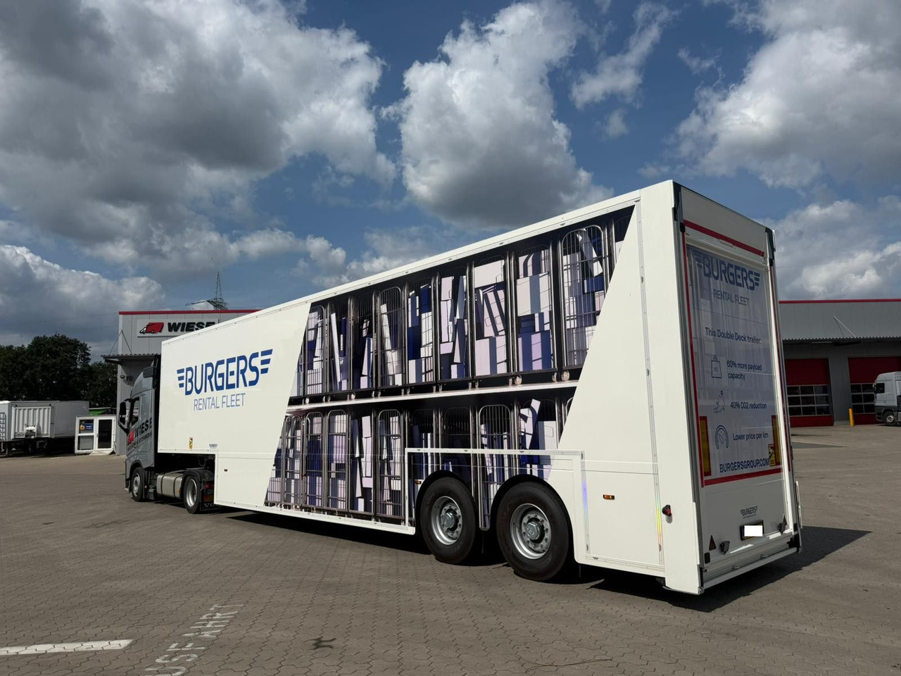 Burgers Doppelstock Trailer 60% mehr Ladefläche - Góndola rebajadas semirremolque: foto 3 Burgers Doppelstock Trailer 60% mehr Ladefläche - Góndola rebajadas semirremolque: foto 3