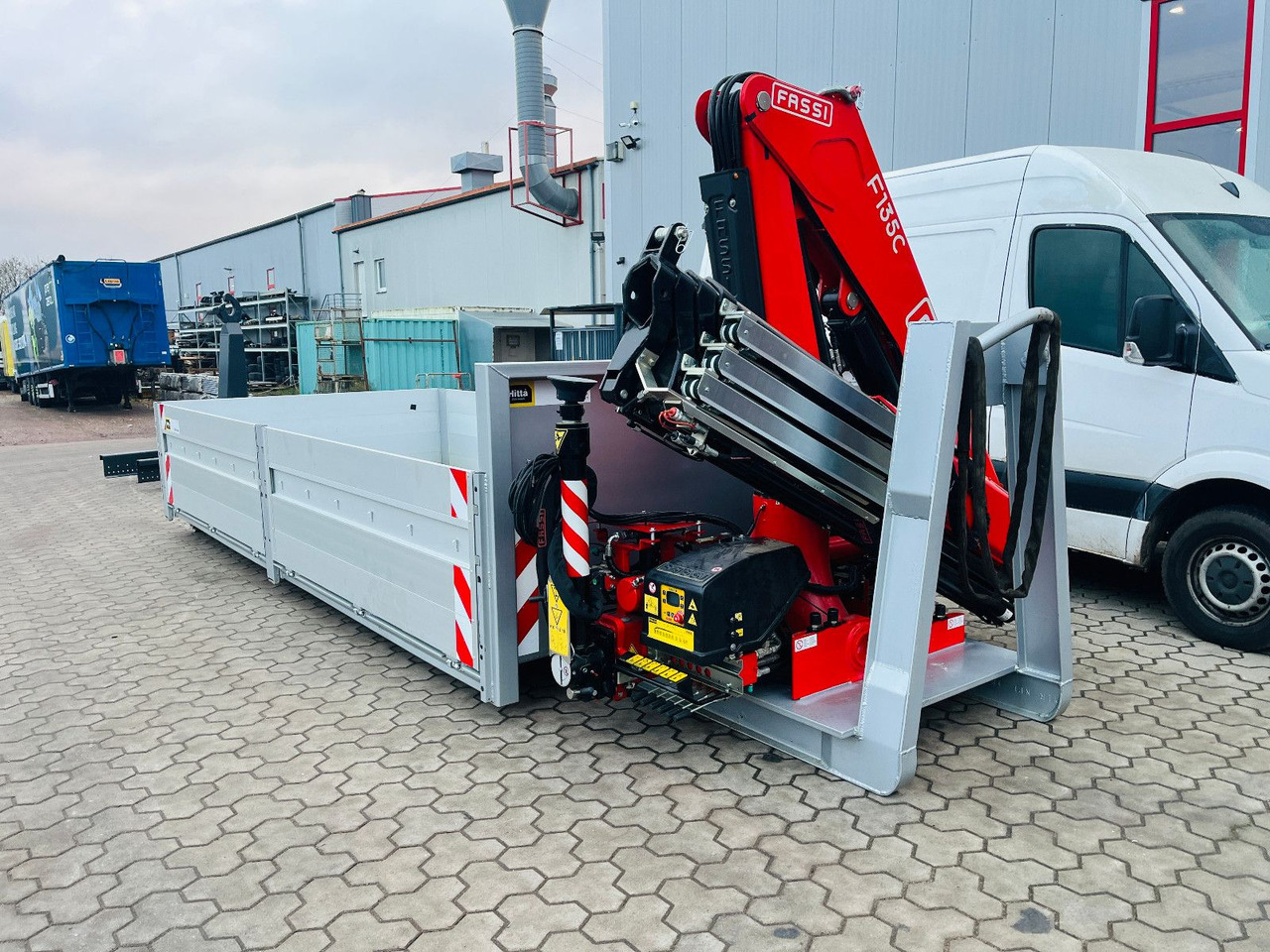 Container mit Fassi Kran, Krancontainer - Contenedor de gancho: foto 1 Container mit Fassi Kran, Krancontainer - Contenedor de gancho: foto 1