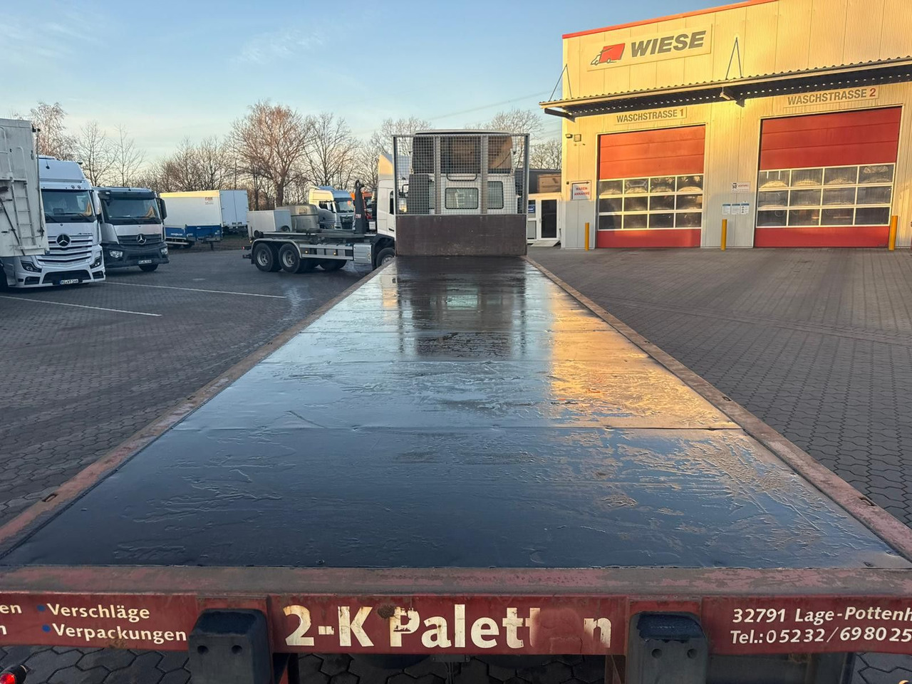 Koester 1-Achs Plattform Auflieger - Semirremolque plataforma/ Caja abierta: foto 5 Koester 1-Achs Plattform Auflieger - Semirremolque plataforma/ Caja abierta: foto 5