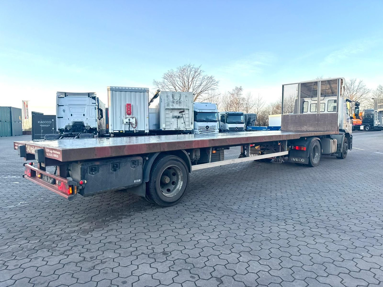 Koester 1-Achs Plattform Auflieger - Semirremolque plataforma/ Caja abierta: foto 4 Koester 1-Achs Plattform Auflieger - Semirremolque plataforma/ Caja abierta: foto 4