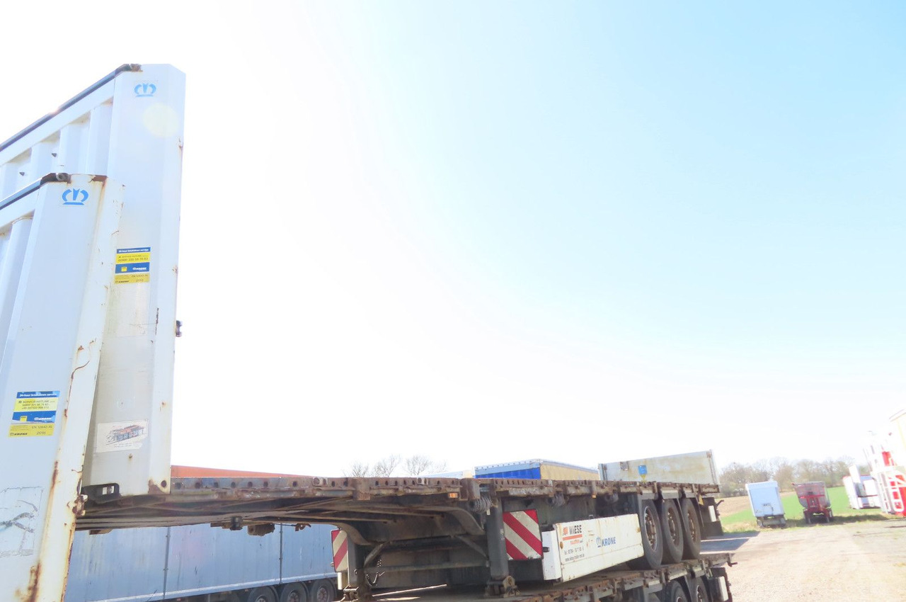 Krone Stahlmattenauflieger mit Bordwände - Semirremolque plataforma/ Caja abierta: foto 1 Krone Stahlmattenauflieger mit Bordwände - Semirremolque plataforma/ Caja abierta: foto 1