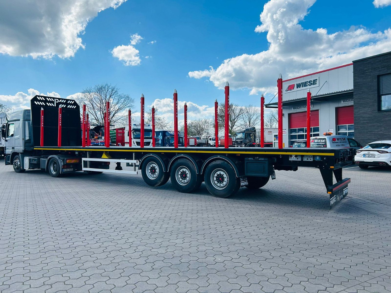 PAVIC 3-Achs Plattform-Auflieger/Leergew. ca. 7,1t - Semirremolque maderero: foto 3 PAVIC 3-Achs Plattform-Auflieger/Leergew. ca. 7,1t - Semirremolque maderero: foto 3