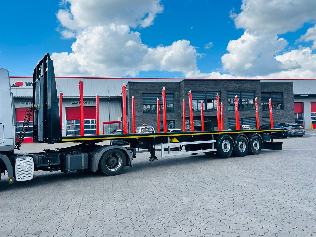 PAVIC 3-Achs Plattform-Auflieger/Leergew. ca. 7,1t - Semirremolque maderero: foto 1 PAVIC 3-Achs Plattform-Auflieger/Leergew. ca. 7,1t - Semirremolque maderero: foto 1